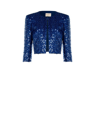Bright Blue Sequin Jacket