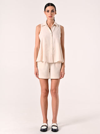 Light Beige Viscose Shirt