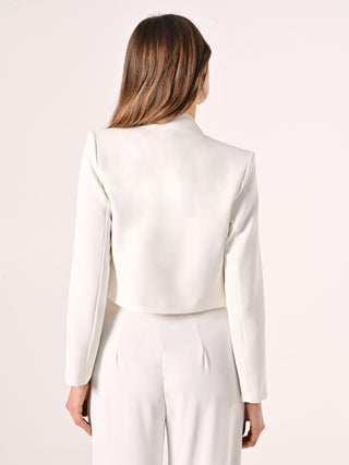 White Open Shrug