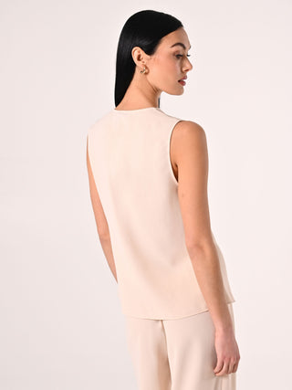 Textured Beige Top