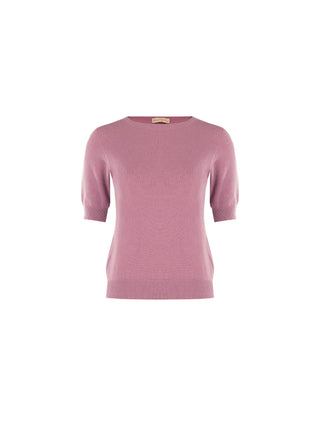 MAGLIONE A maniche corte LILLA POLVEROSO