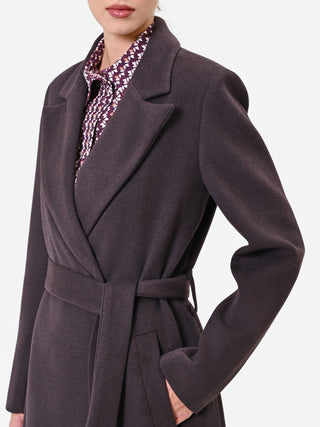 Dark Brown Wrap Coat