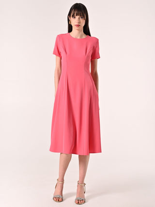 Abito Midi Rosa Camelia