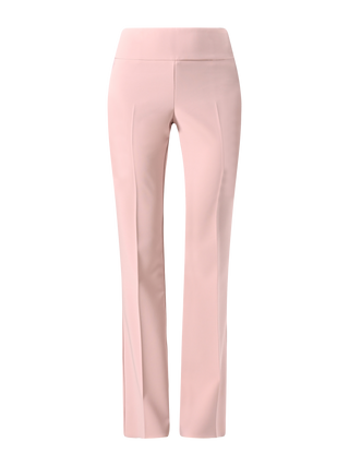 Pantaloni in Tessuto Tecnico Rosa Chiaro con Fascione in Vita