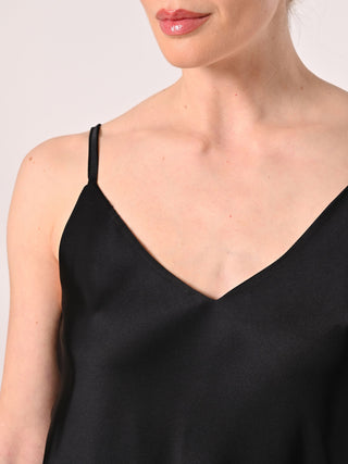 Black Thin Strap Top