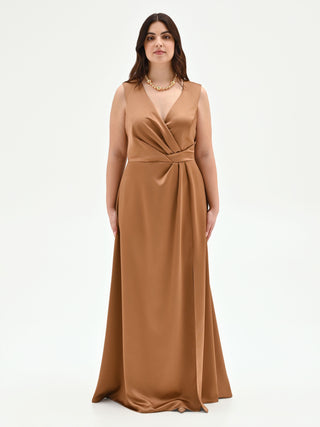 curvy formal dresses Three dress options that are girl friendly. , When you shop online for dresses, do you also select a few different options just in case?! , @lulus #lovelulus #weddingguestdress Starting at the waist Satin Curvy Formal Wear Plus