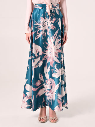 Floral Print Skirt
