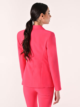 Fuchsia Technical Fabric Jacket