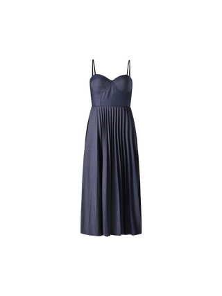 Abito Bustier Blu