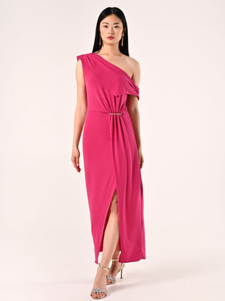 Long Dress in Iris Purple