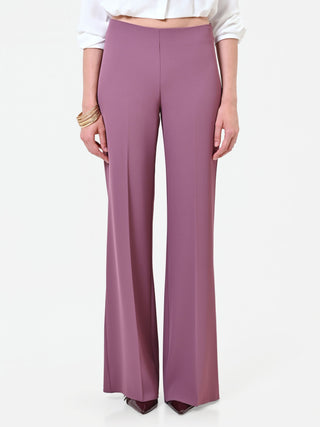 Top in pizzo rosa antico