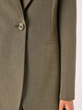 Army Green Polyviscose Jacket