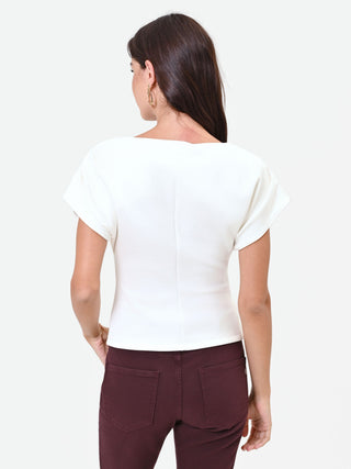 Soft Structured Fabric T-shirt