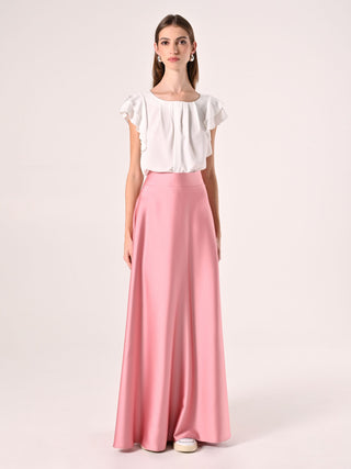 Blouse with Cap Sleeves