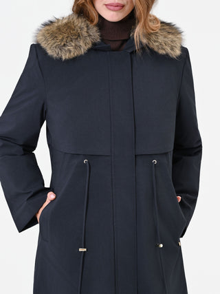 FW26ITA106 CAPP PARKA LUNGO COLLO B001
