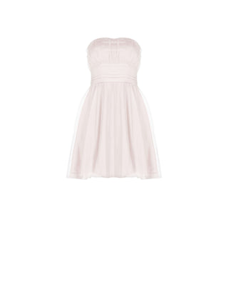 Short dress in pastel pink georgette Rinascimento Short dress in pastel pink georgette Rinascimento