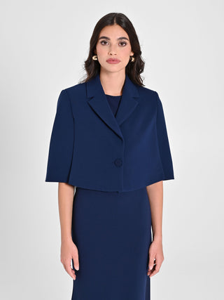 Cape with Covered Button