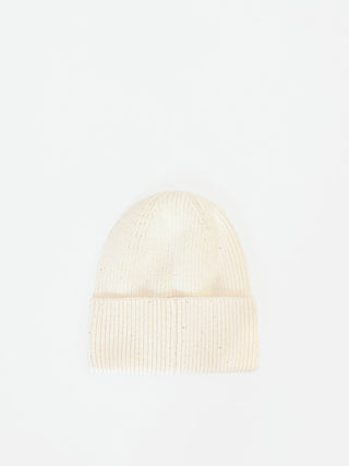 Cream Beanie with Micro-Sequins