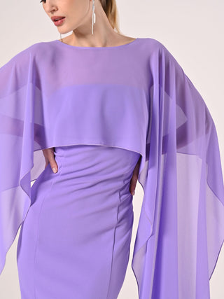 Lavender Georgette Shrug