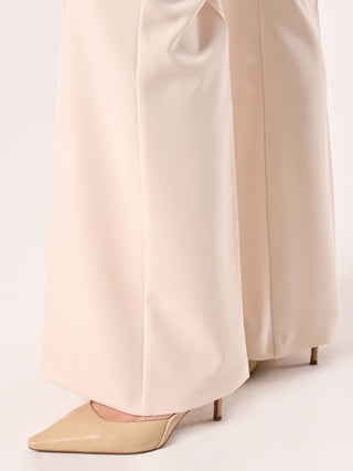 Curvy Blue Palazzo Pants
