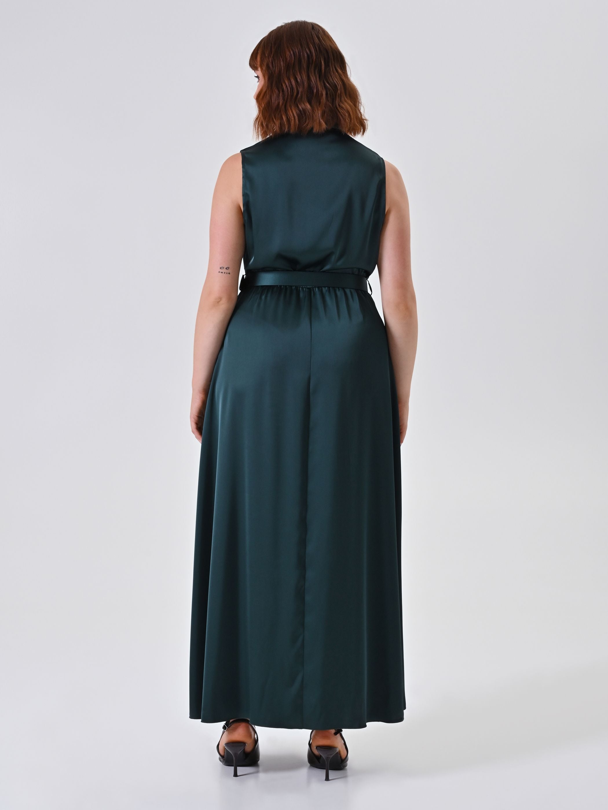 Rinascimento Abito Da Sera CFC0117773003 Verde Regular Fit