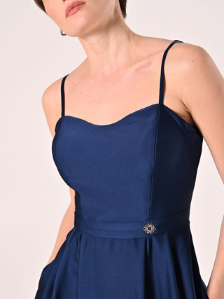Abito a Ruota Blu Navy