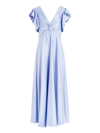 Rinascimento atelier Light Blue Knot Dress