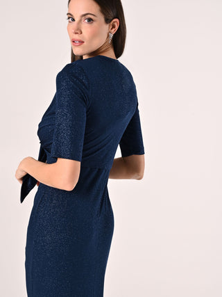 Blue Micro Glitter Shrug