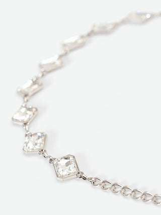 Silver Crystal-Embellished Belt
