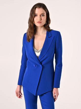 China Blue Jacket in Technical Fabric