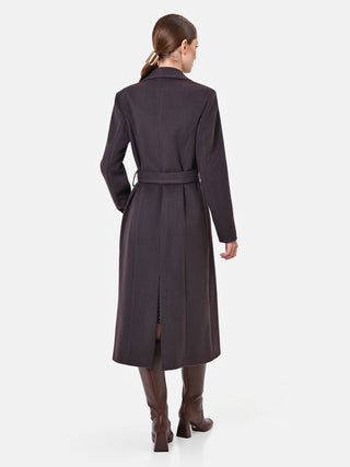Dark Brown Wrap Coat