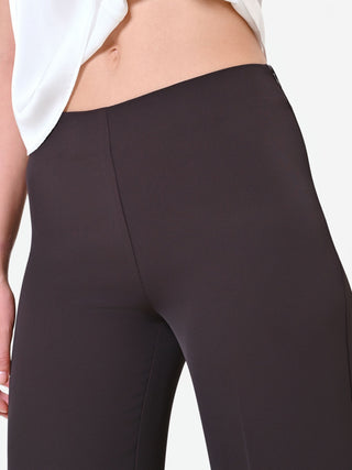 Pantalone a gamba larga moro marrone