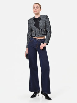 Navy Palazzo Jeans