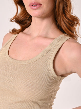 Gold Lurex Top