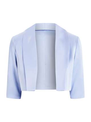 Rinascimento atelier Light Blue Satin Shrug