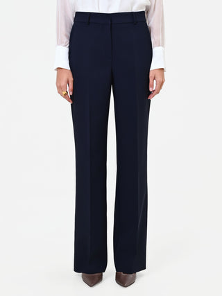 Gerade Studio-Hose in Marineblau