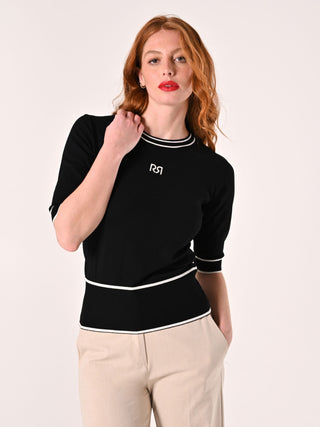 Short Sleeve Shirt with Contrast Edging