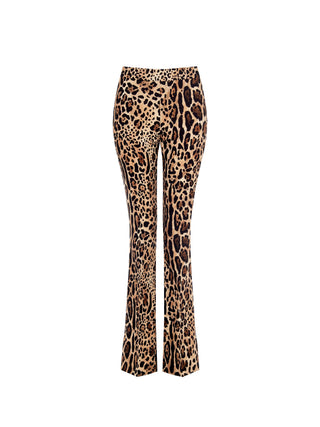 Pantalone Flared Animalier