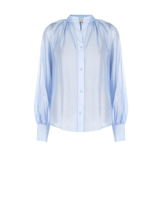Sky Blue Lyocell Blouse
