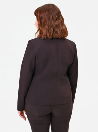 Giacca Curvy  monopetto moro marrone