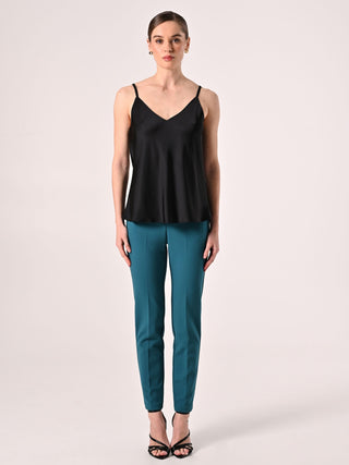 Black Thin Strap Top