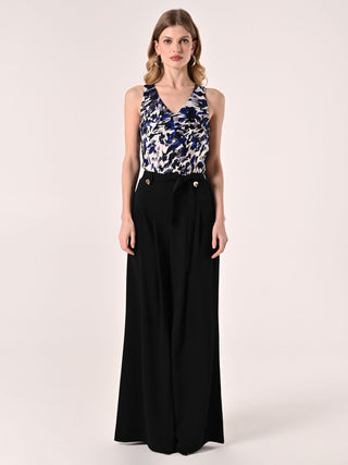 Brushstroke-print Top