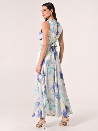 Robe longue imprimé fleuri