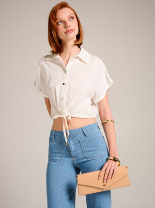Camel Envelope Clutch