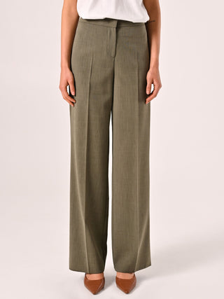 Pantaloni Verde Militare in Poliviscosa
