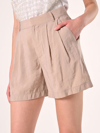 Shorts Beige Scuro in Misto Modal