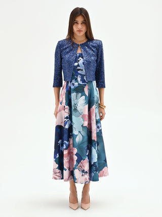 Bright Blue Sequin Jacket