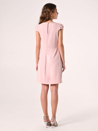 Abito Corto in Cadi Rosa