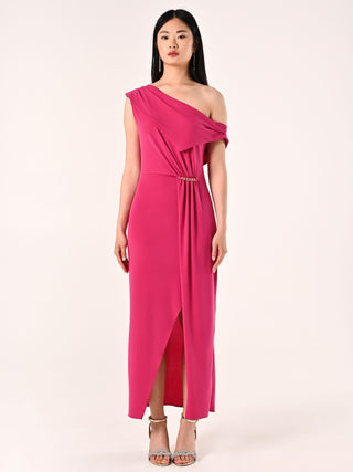 Long Dress in Iris Purple