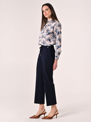 Milano-Stitch Blue Trousers